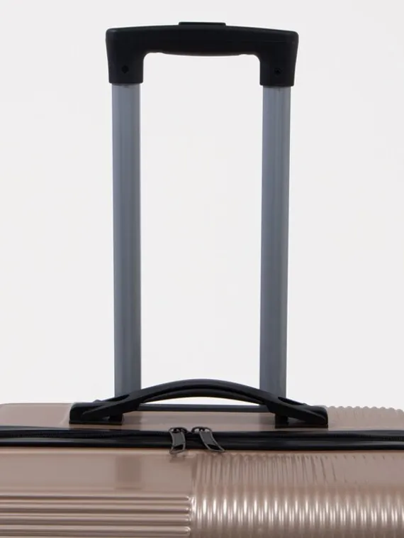 Чемодан маленький 24" кодовый замок, цвет золотой