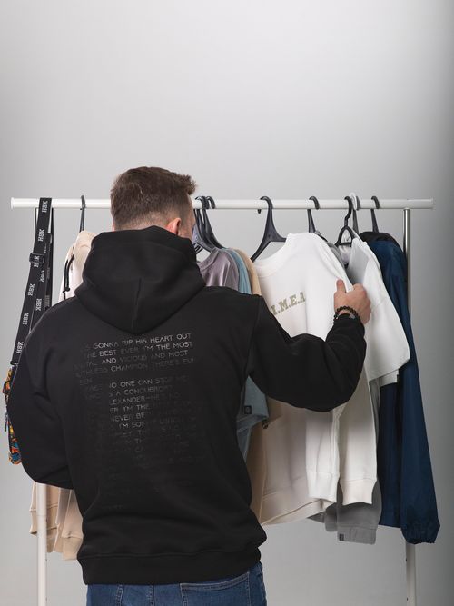 Худи Hook Тайсон черное