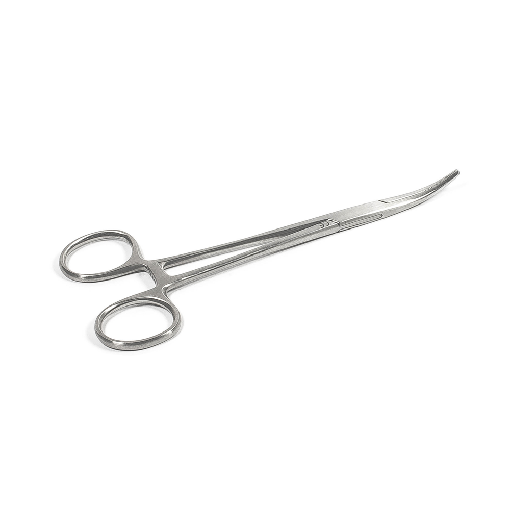 --- Зажим кровоостанавливающий типа «Москит» изогнутый по плоскости 150 мм З-34 ВП 300-15