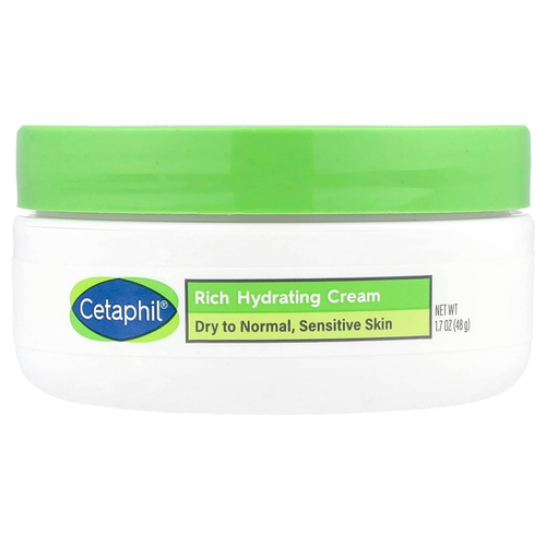 Cetaphil, интенсивно увлажняющий ночной крем с гиалуроновой кислотой, 48 г (1,7 унции)