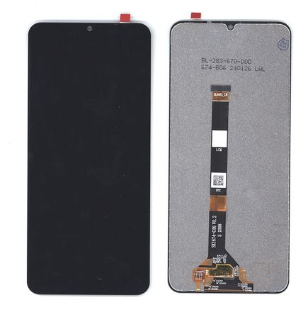 Дисплей для Realme C51/C53/ note 50 в сборе с тачскрином Черный - (ORG)
