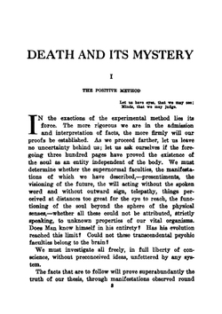 Death and Its Mystery | Flammarion Camille