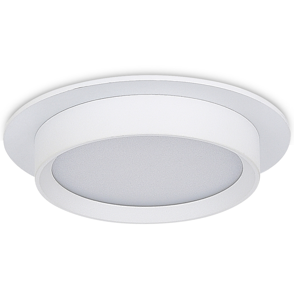 Светильник встраиваемый, GX53, D110xH45мм, IP20, белый, без лампы