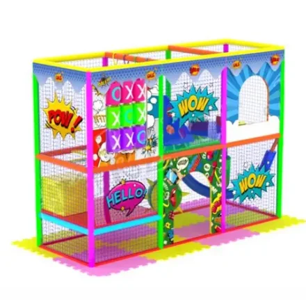 Детский игровой лабиринт «Кнопка МАКС без горки» 4,2м² (3,5*1,2*3м)