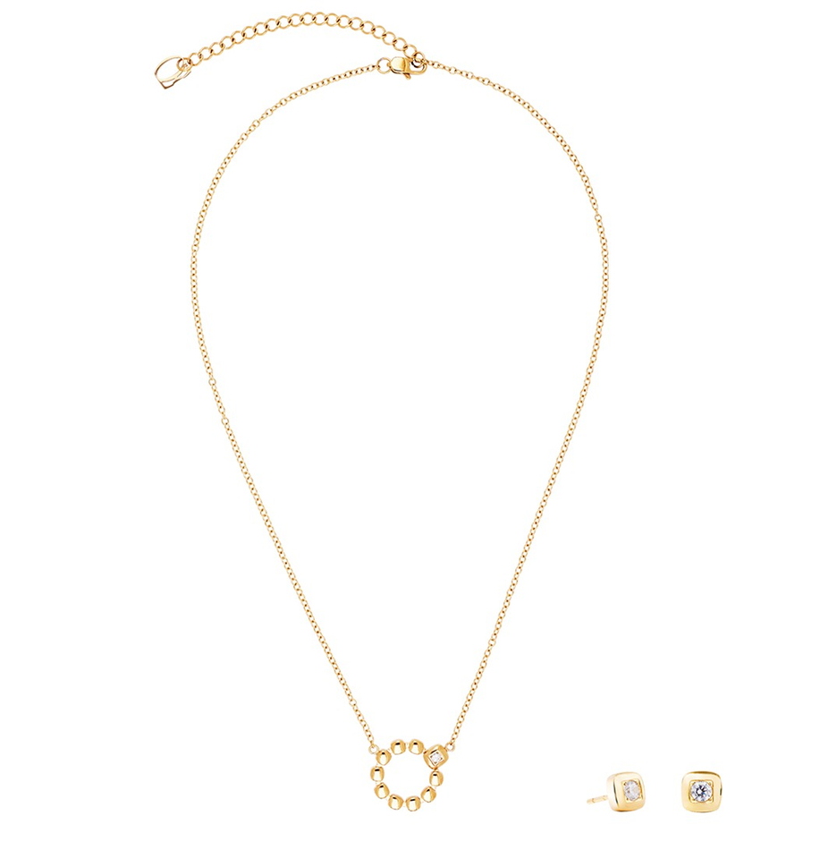 Серьги Coeur de Lion Crystal-Gold 2056/21-1816