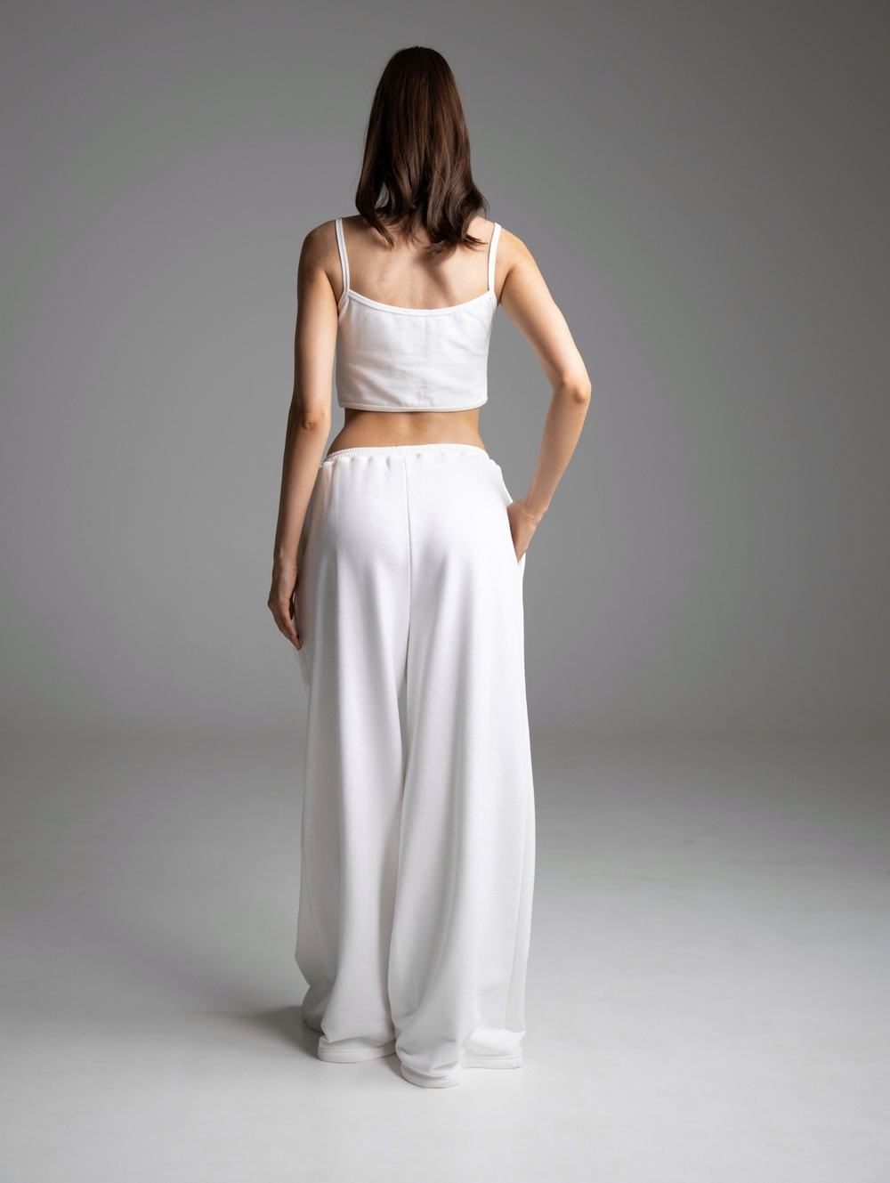 Брюки широкие "ЯR 24' молоко