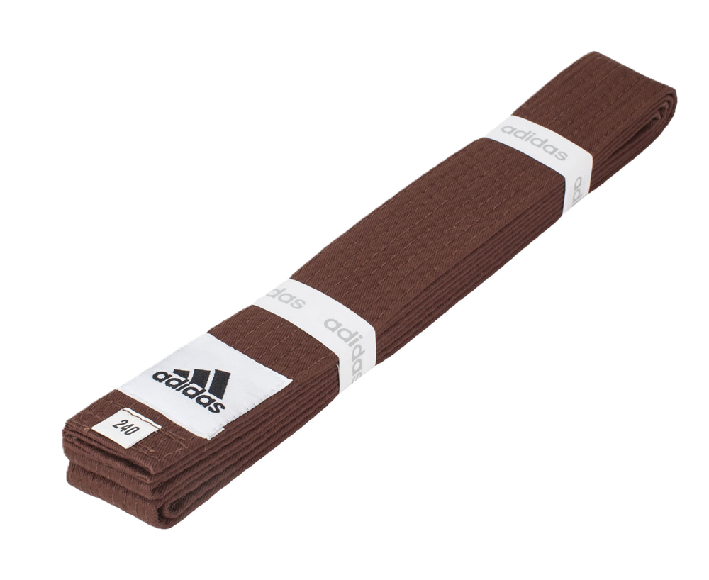 Пояс для тхэквондо Adidas Club коричневый