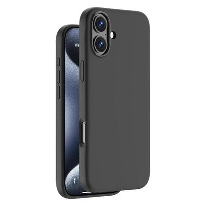 Чехол  Silicone Magsafe для iPhone 16 черный