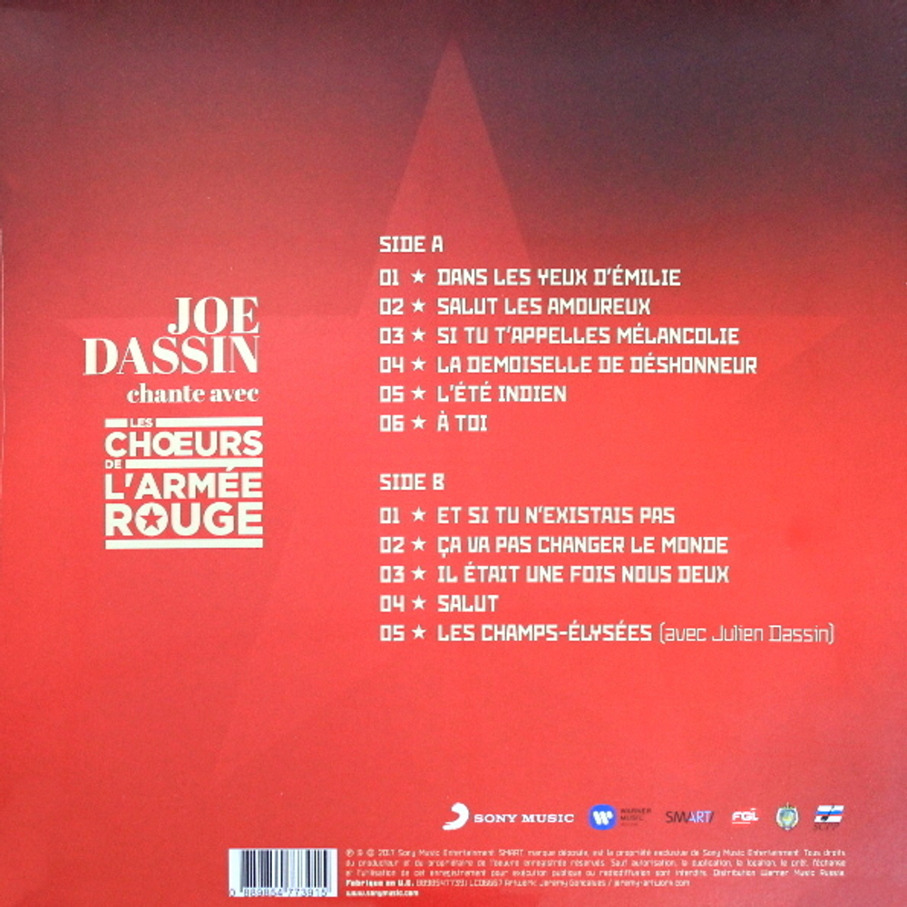 Joe Dassin / Joe Dassin Chante Avec Les Choeurs De L'Armee Rouge (Coloured Vinyl)(LP)