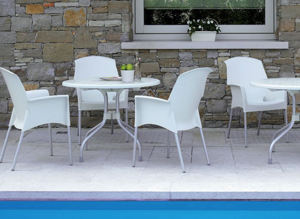 Кресло пластиковое Scab Design Ola, лен