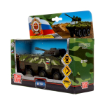 Модель ин. мет. "БТР "Тайфун" Зел.камуф" 15см. открыв. двери в коробка SB-17-39-B(GN)-WB (Технопарк)