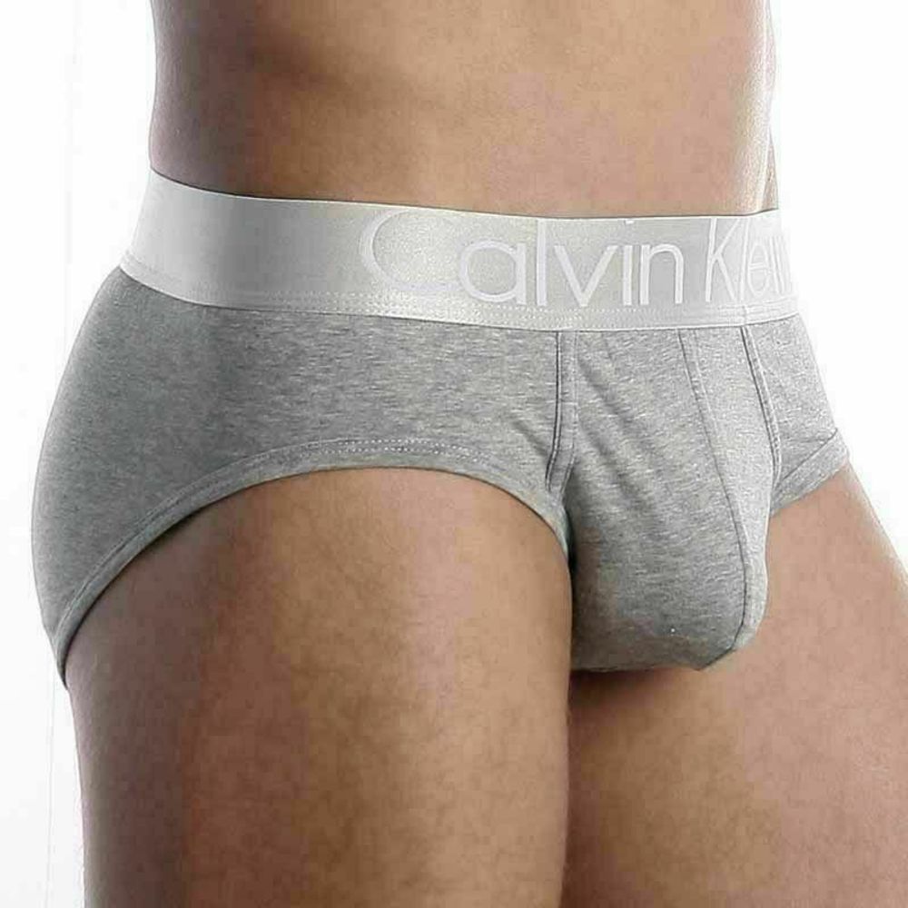 Мужские брифы серые из модала Calvin Klein MODAL brief GREY