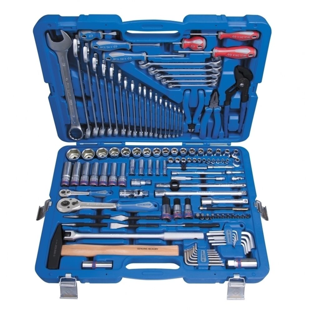 KING TONY (7528MR01) Набор инструментов универсальный, 128 предметов