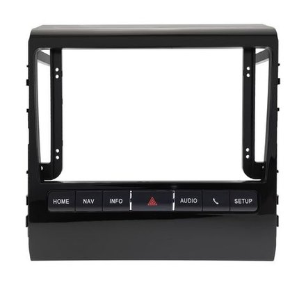 Комплект рамки с разъёмами 9" Toyota Land Cruiser 200 11(F2)2015-2021 с JBL и 360, монитор закрыт - Car-Smart 9106F2