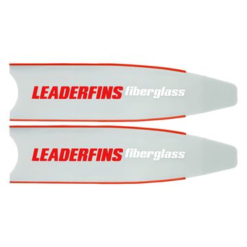 Лопасти Leaderfins Ice (стеклотекстолит) красные, с наклейкой, 20°