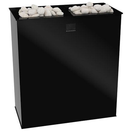 Электрическая печь для бани и сауны Sangens W40 Glass Black (В40 Стекло черное)