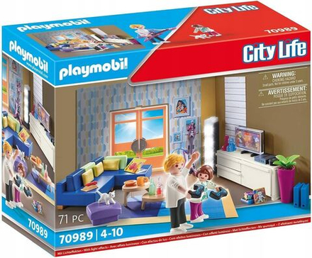 Конструктор Playmobil City Life - Гостиная со светом - Плеймобиль 70989