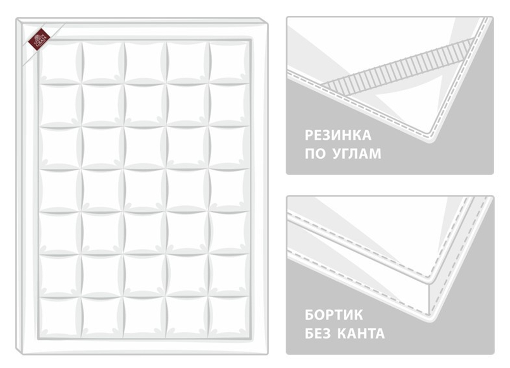 Наматрасник-топпер 90х200 German Grass Topper Non-Allergenic Grass