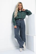 Рубашка Денни НЬЮ (серо-зеленая) Б12864-7М LT Collection