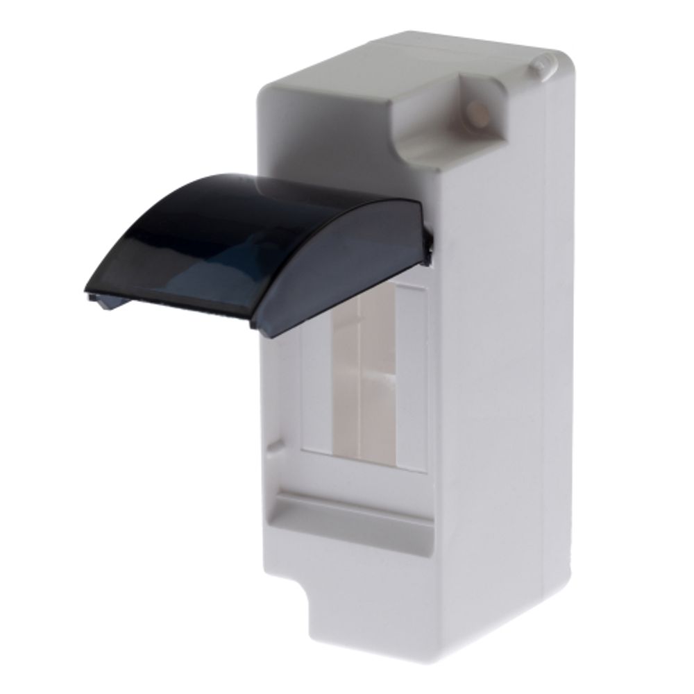 Корпус пластиковый навесной ЭРА SIMPLE КМПн 1/2 IP30 прозрачная крышка белый | Корпуса пластиковые распределительные