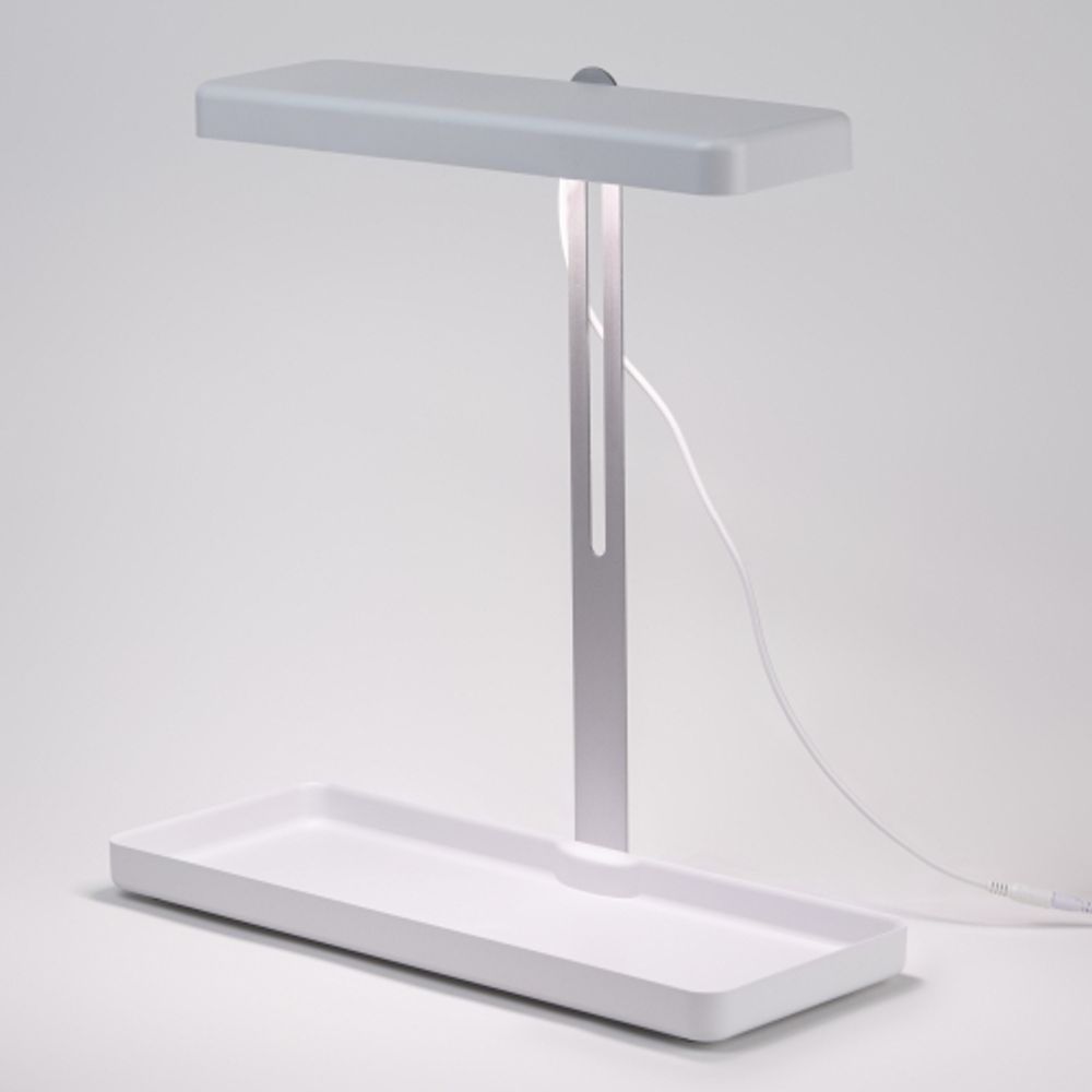 Настольный светильник для растений ЭРА FITO-20W-QLED-W полного спектра 20 Вт белый