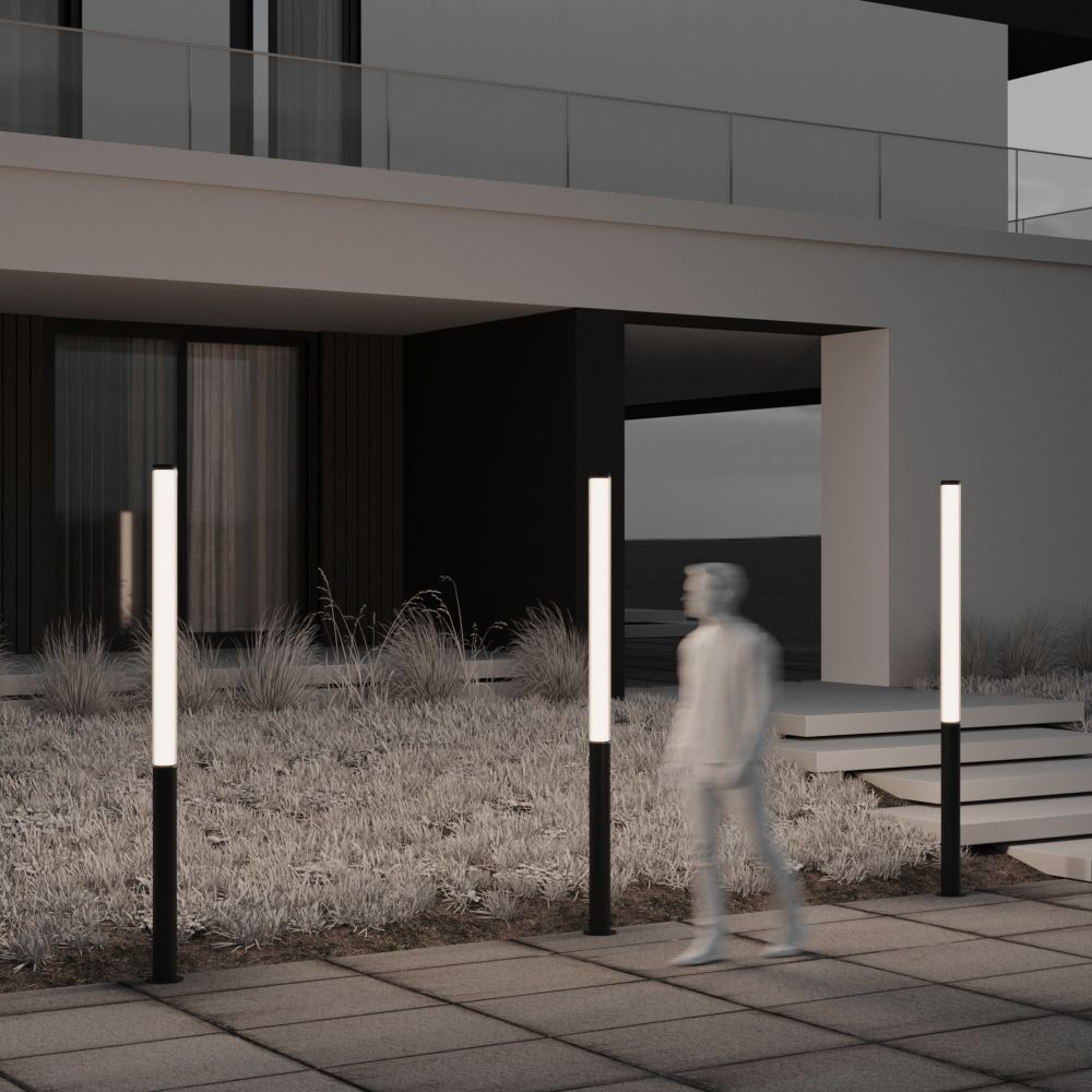 Садово-парковый светильник Outdoor O467FL-L100B3K