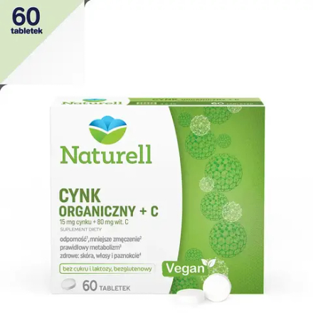 Naturell Organic Zinc + C - 60 таблеток