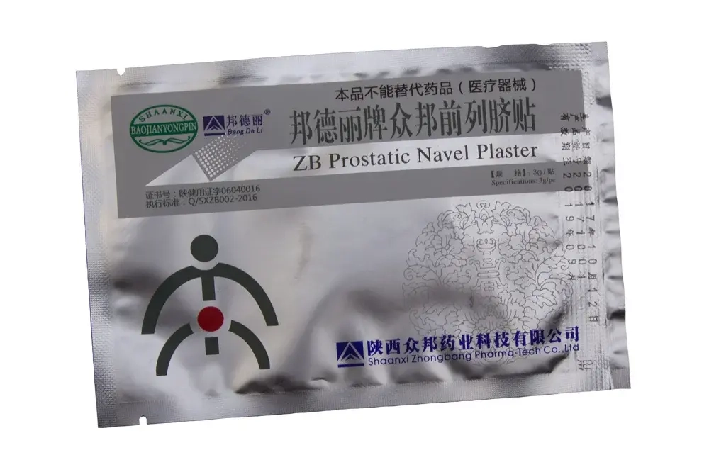 Пластырь от простатита ZB Prostatic Navel Plaster