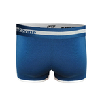 Синие трусы-боксеры с контрастной отделкой и надписью на резинке (Размер: M) (Цвет: синий)
