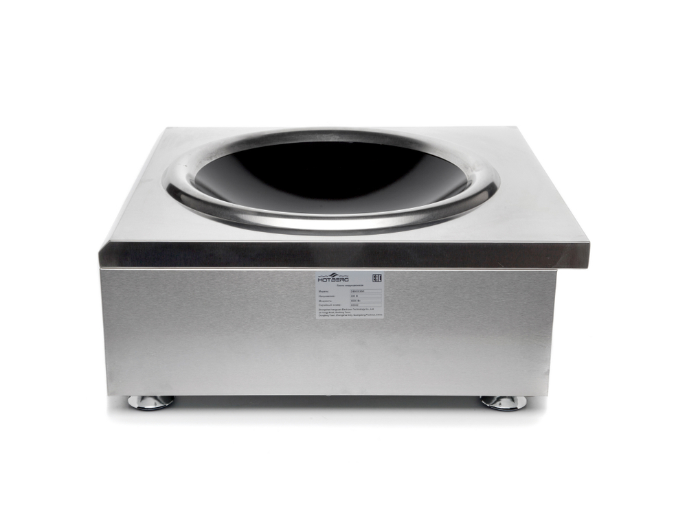 Вок индукционная плита Hotberg DB5000BW, 5 кВт. (40 см. ) Без импульсная