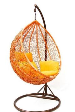 Подвесное кресло КМ-0001 Оранжевое (малое)