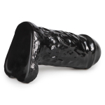 Черный фаллоимитатор-гигант The Cyclops - 25,4 см. (Цвет: черный)