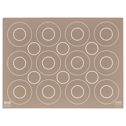 Коврик для выпечки IKEA BAKTRADITION (БАКТРАДИТИОН), Бежевый с рисунком, 41x31 см