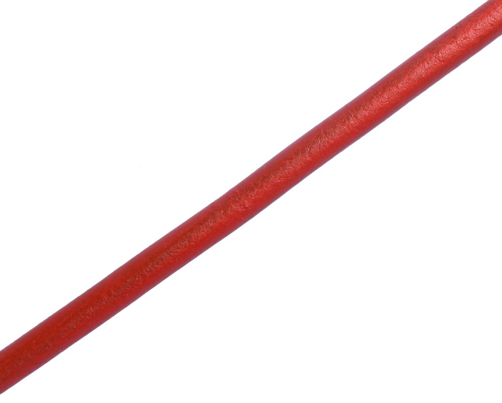 Шнурок круглый красный Ø 4.5 мм, дл. 40 см