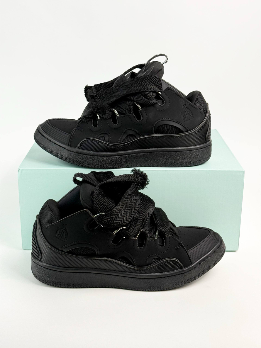 Кроссовки Lanvin curb #B141 (черн.)