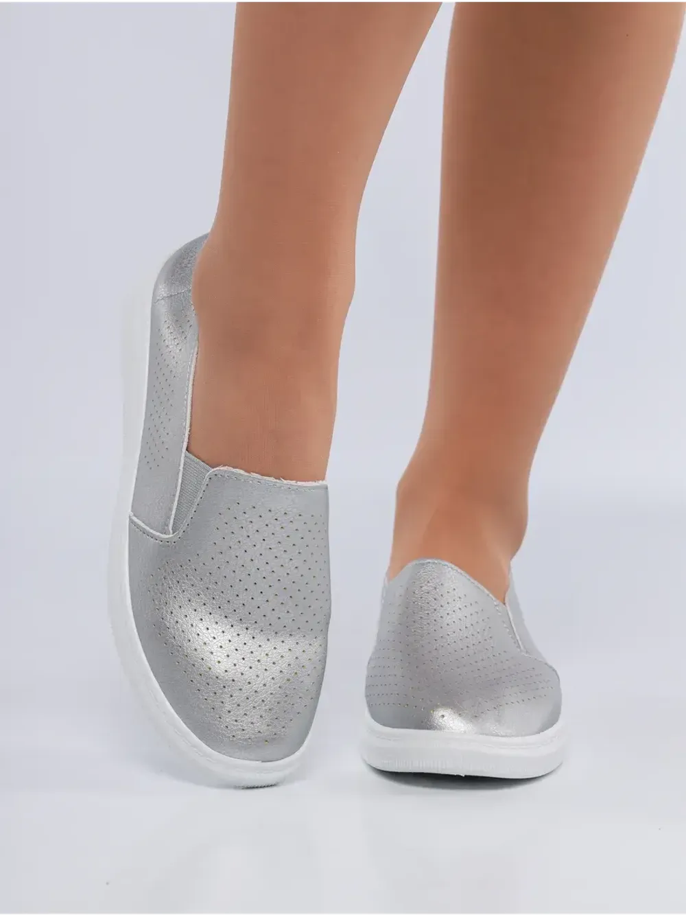 Мокасины летние с перфорацией