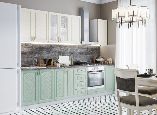 вариант компоновки модульная кухня ВЕРСАЛЬ