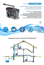 Канализационная насосная установка SFA Saniaccess 2