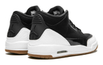 Jordan Air Jordan 3 Retro Black White Gum burst pattern mid-top retro Basketball shoes GS Black and white