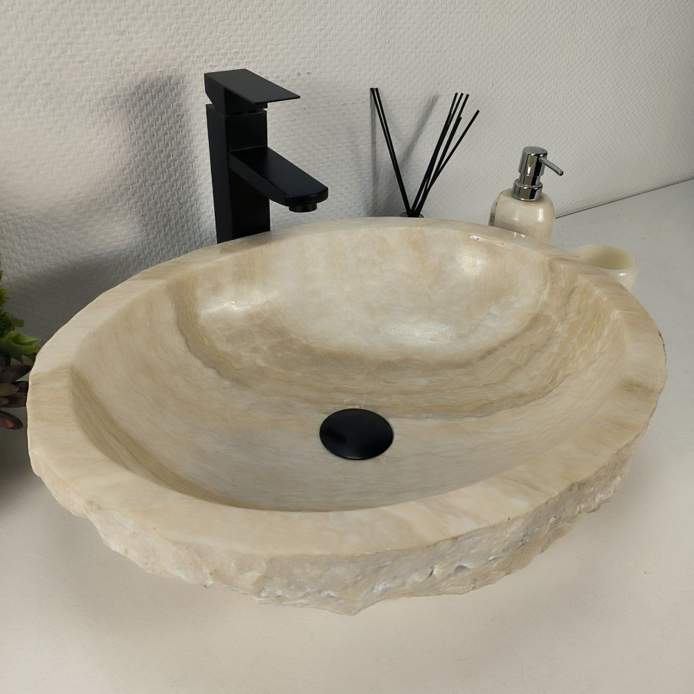 Раковина из оникса Erozy White EO-64302 51*41*15 0213