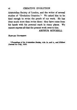 Creative evolution | Henri Bergson