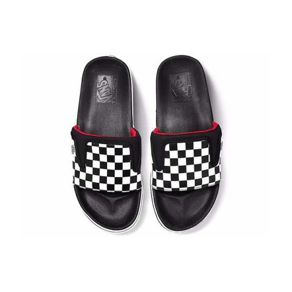Vans UltraCush Slide-On 'Black White Checkerboard'