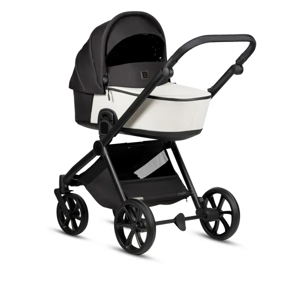 Коляска 3 в 1 Tutis Mio 3+ Leather Silver Grey