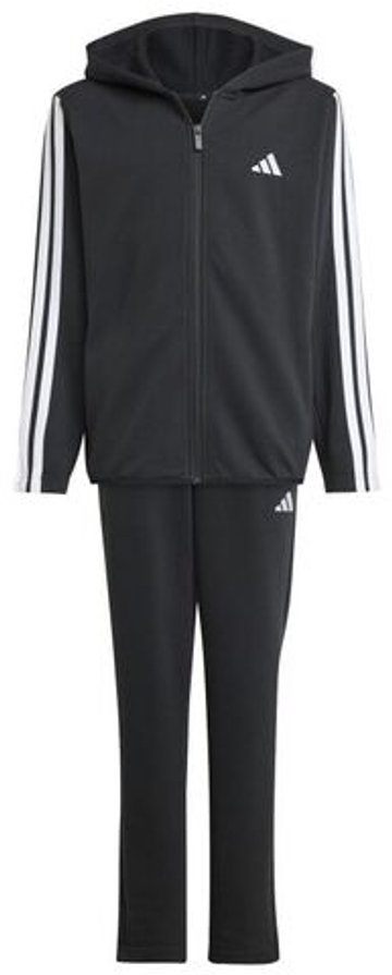 Костюм теннисный Adidas Kids 3-stripes French Terry - черный