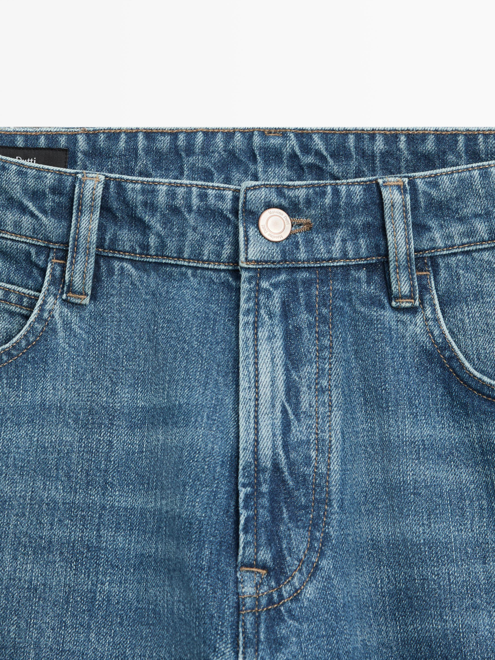 Massimo Dutti Джинсы зауженного кроя, индиго