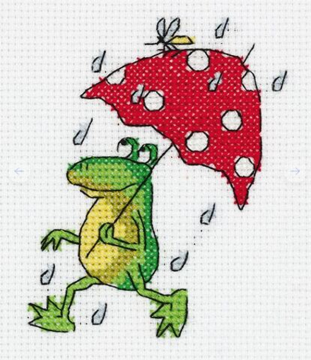 "Klart" набор для вышивания 8-378 "Летний дождь" 10 х 12 см