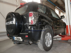 Фаркоп оцинкованный Galia S114A для Suzuki Grand Vitara 3 дверная 2005-2016(паспорт и сертификат в комплекте)(без электрики)