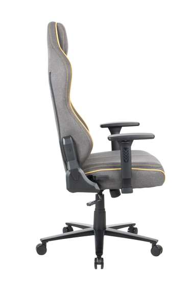 Офисное кресло Chairman CH31 темно серый с желтым кантом
