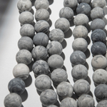 Доломит (картографическая яшма) натуральный сатиновый, 12,6мм, шар