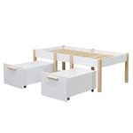 Комплект выдвижных ящиков под кровать Ами с уникальной сосновой ручкой, 2 шт